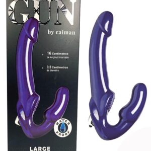 GUM CON MICRO-VIBRO LARGE (COLOR NEGRO)